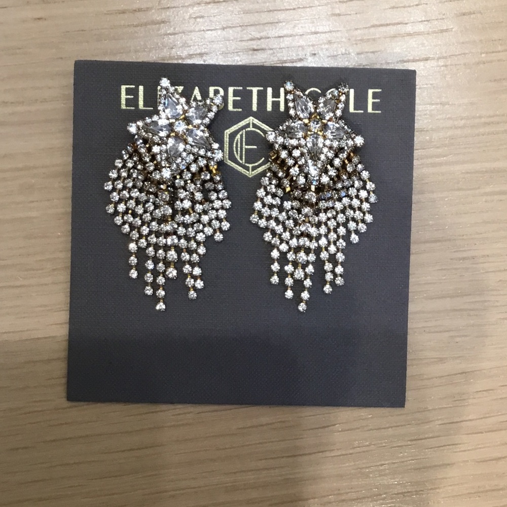 Elizabeth Cole Gold Earrings